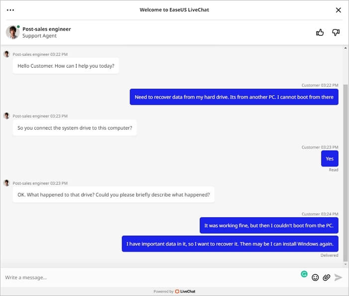 이세우스 지원 채팅