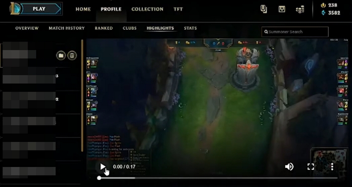 리그 오브 레전드 하이라이트