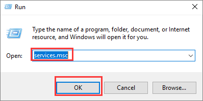 오픈 서비스.msc