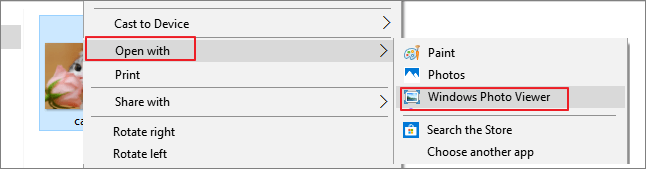 Windows 사진 뷰어로 tiff 열기