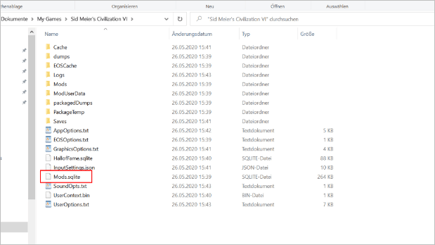 문명 VI 파일 위치
