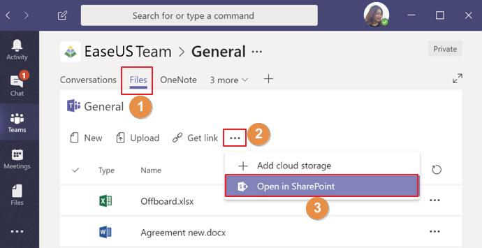 셰어포인트 열기