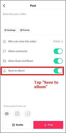 틱톡 초안 동영상 복구