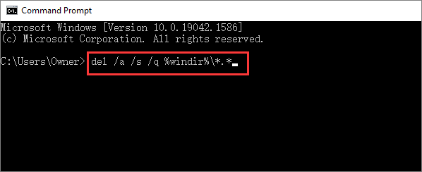 CMD를 사용하여 바로 가기 바이러스 제거