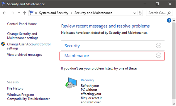 손상된 시스템 하드 드라이브 복구