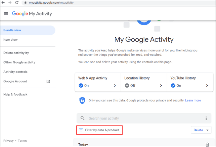 날짜별로 Chrome 기록을 검색하는 방법 - 1