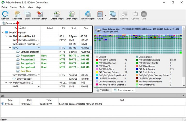 파일 옵션을 선택