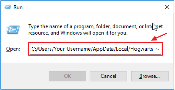 호그와트 유산은 위치를 저장