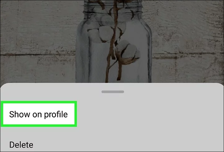 파일에 표시를 탭합니다.