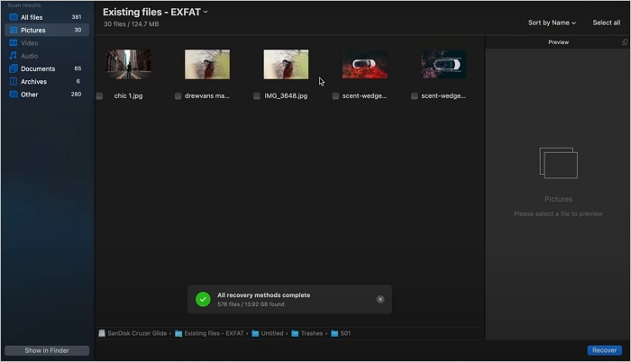 Disk Drill 복구 데이터