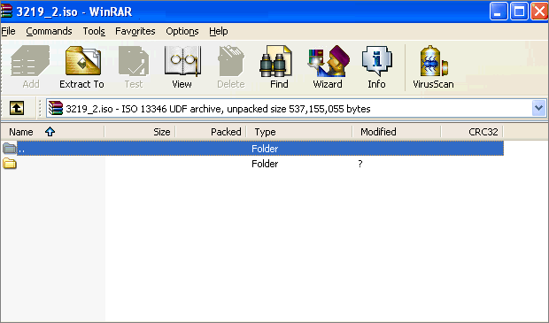 winrar로 iso 파일 보기