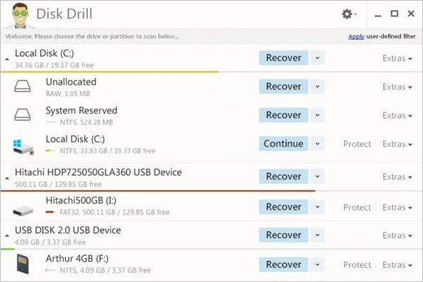 Disk Drill 아이폰 데이터 복구