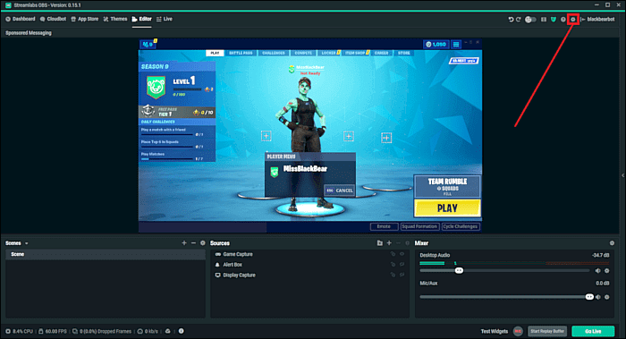 OBS 대안 - Streamlabs OBS