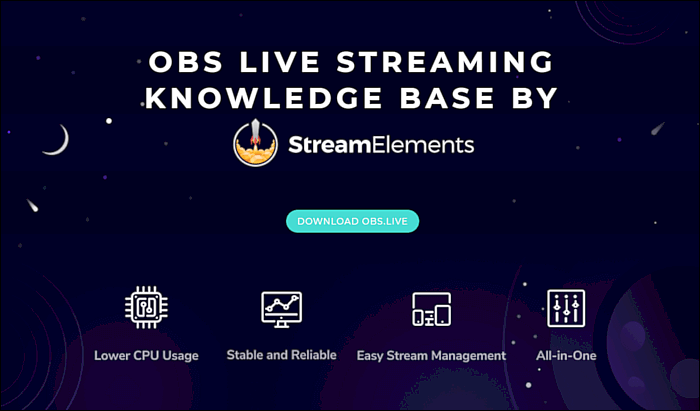 OBS 대안 - OBS.Live