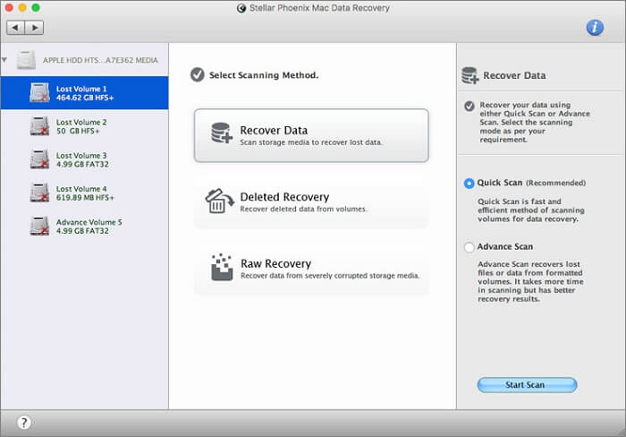 Mac용 스텔라 복구