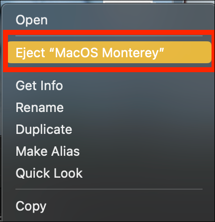 데스크탑에 있는 디스크 꺼내기