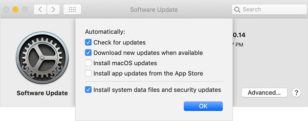 macos 자동 업데이트를 중지하는 방법