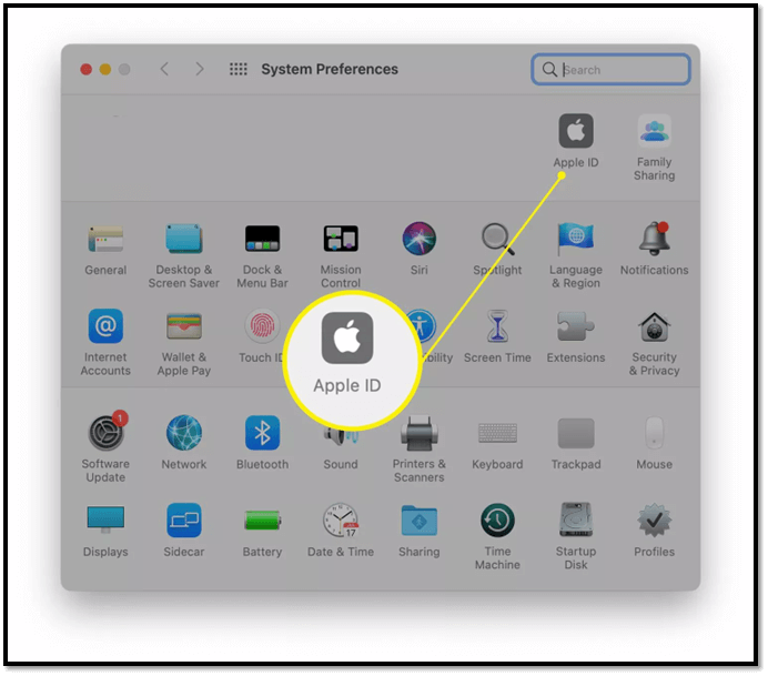 애플아이디 클릭