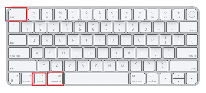 바로 가기를 사용하여 Finder 다시 시작