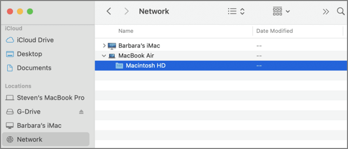 새 Mac을 고장난 Mac에 연결하세요