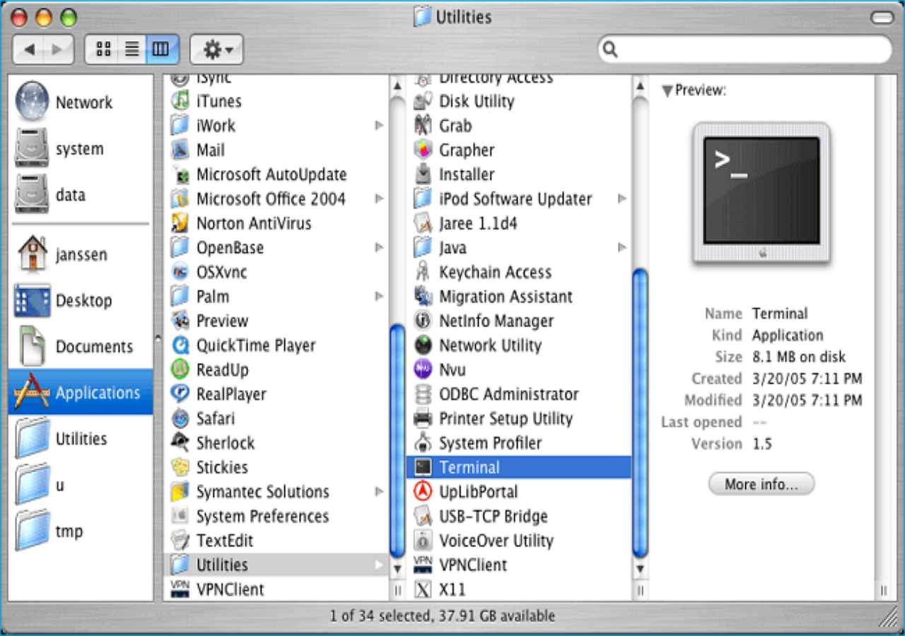 Mac의 임시 폴더에서 저장하지 않은 Excel 파일 복원