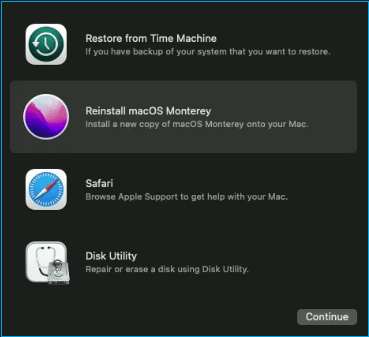 macos 재설치