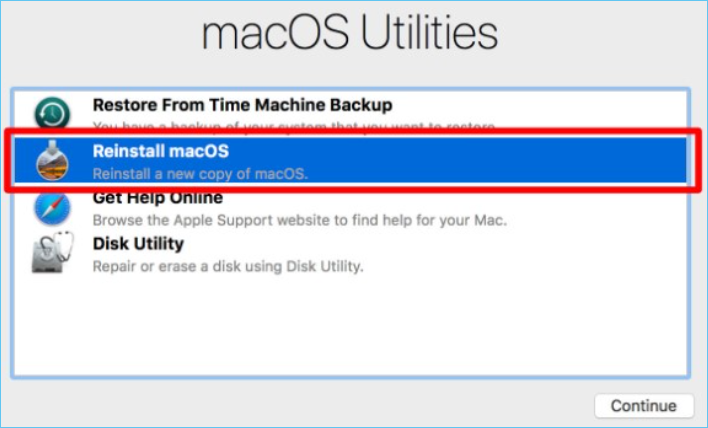 macOS Ventura 복구 모드가 없습니다