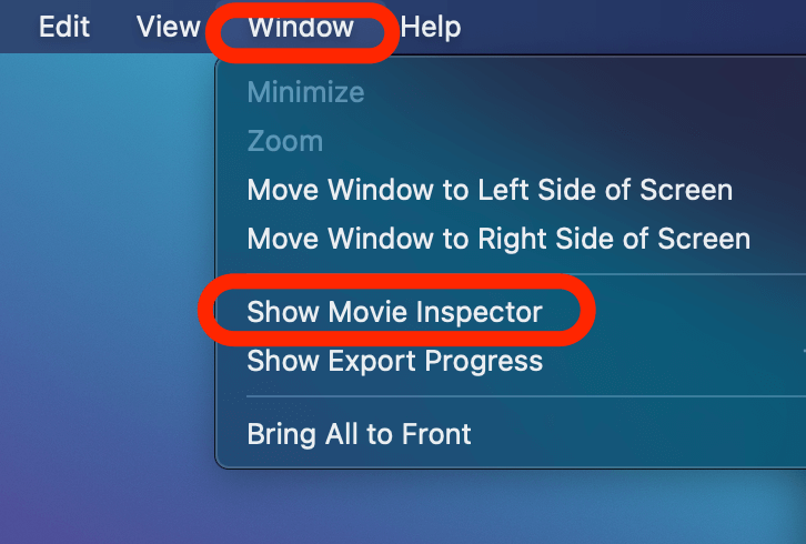 영화 검사기 표시