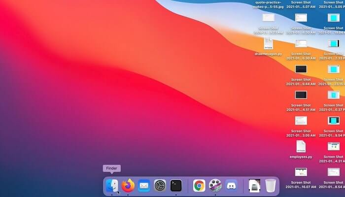 설정 숨기기 해제 1단계