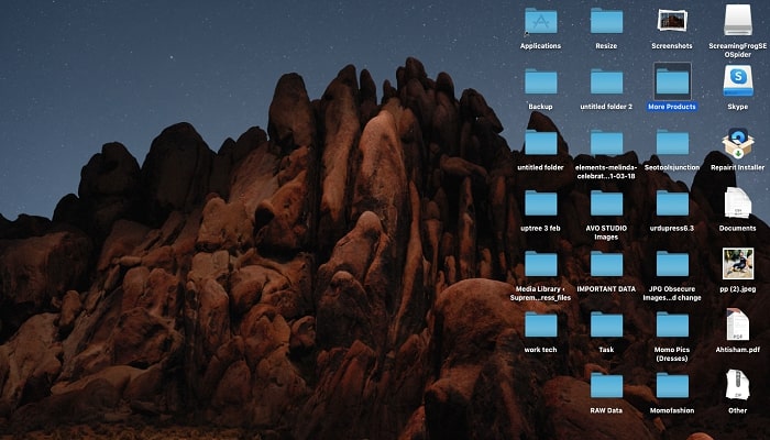 스택 단계 2에서 파일 숨기기 해제