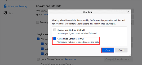 명확한 파이어 폭스 2