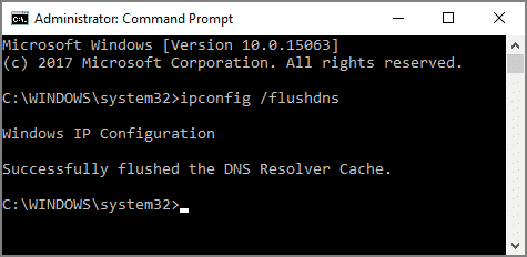 캐시 DNS 지우기