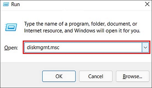 디스크 관리를 통해 기본을 동적으로 변환