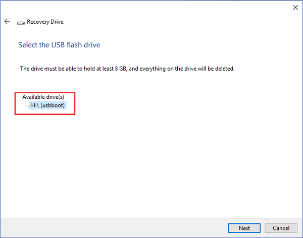 USB 하드 드라이브 만들기 - 3단계
