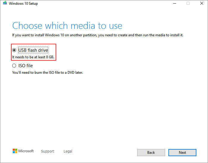 UEFI 부팅 USB 생성