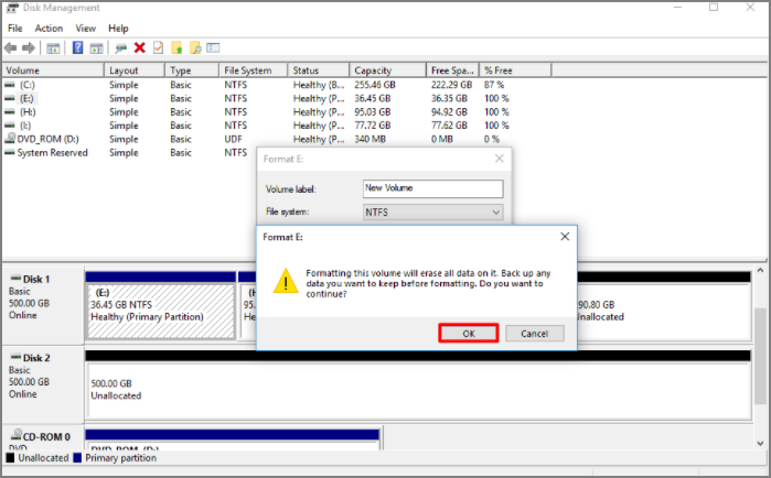 완료 형식 디스크
