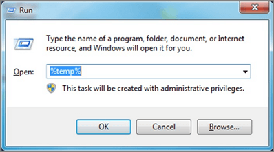 실행 명령 열기