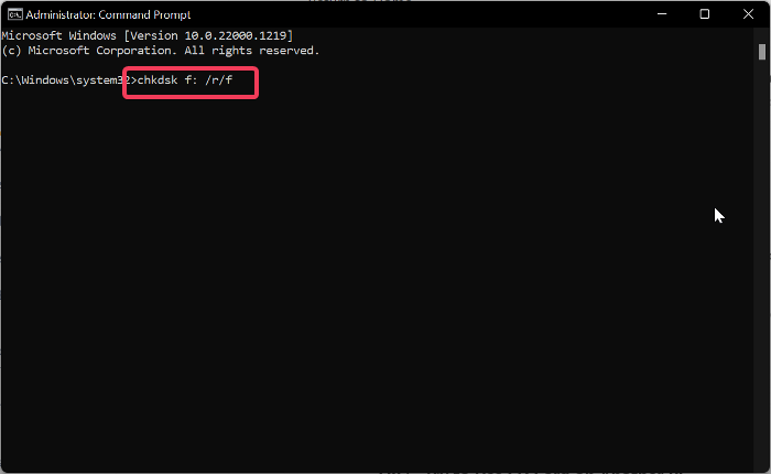 명령을 입력하세요