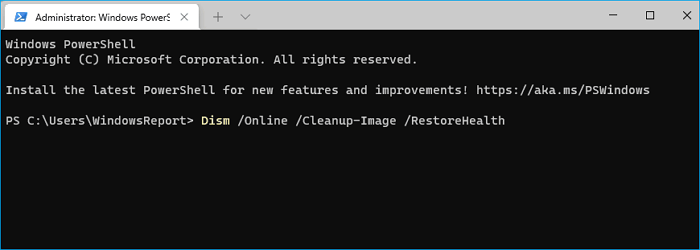 터미널을 다시 엽니다