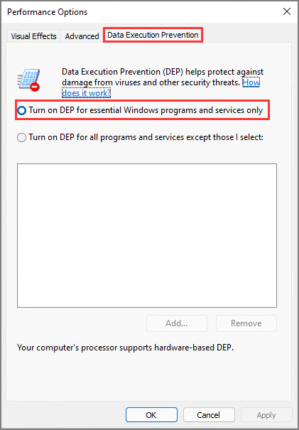 시스템 속성 창 11
