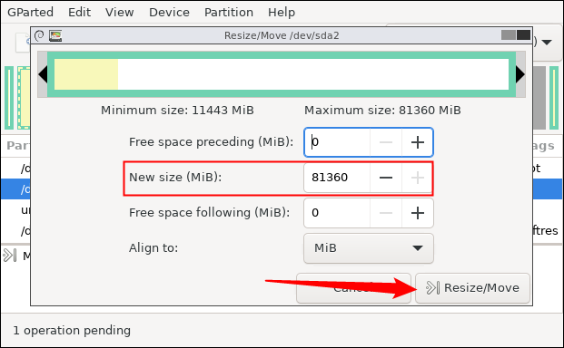 사이즈를 입력하세요
