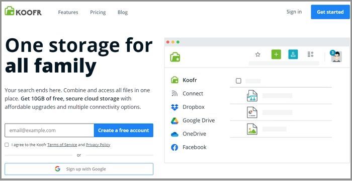 쿠퍼 클라우드 스토리지 서비스