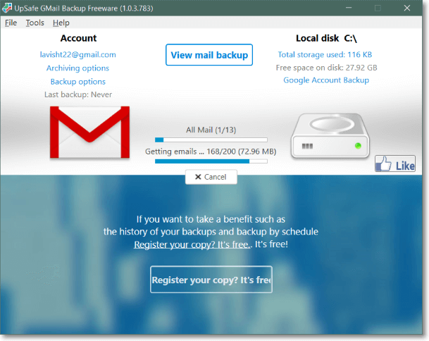 Gmail 백업