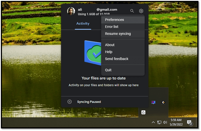 구글 드라이브 데스크톱 앱