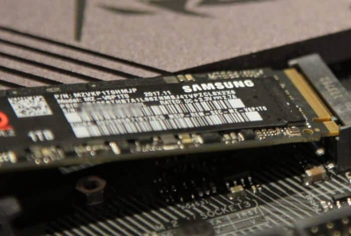 nvme ssd를 PC 마더보드에 연결