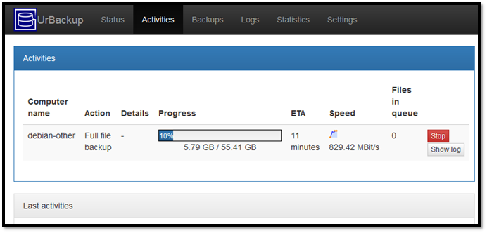 urbackup 오픈 소스 소프트웨어