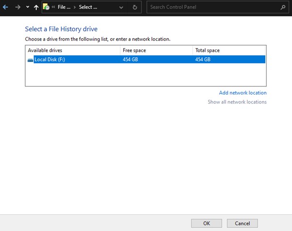 확인을 누르십시오