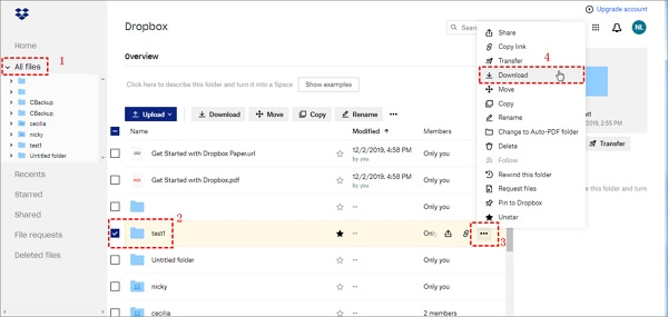 드롭박스 다운로드