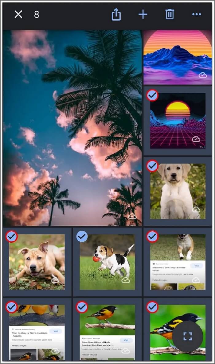 구글 포토에서 아이폰의 아이클라우드로 사진 전송 4단계