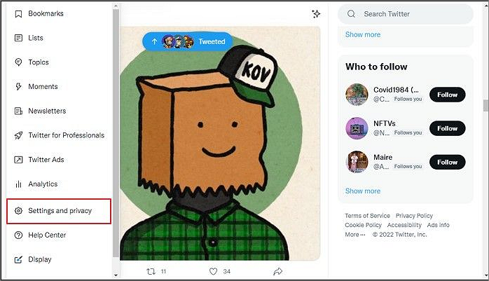 보안 및 개인 정보 보호를 진행